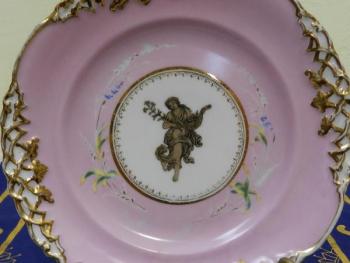 Plates - white porcelain - Březová, Bohemia - 1880 Plates - white porcelain - Březová, Bohemia - 1880