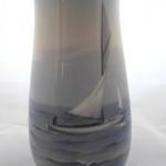 Vase with a sailing ship at sea - Bing & Grondahl, Vase with a sailing ship at sea - Bing & Grondahl,