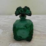 Flacon - Malachite - Ingrid, Curt Schlevogt, Bohemia - 1930 Flacon - Malachite - Ingrid, Curt Schlevogt, Bohemia - 1930