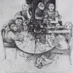 Signature illegible - At the table Signature illegible - At the table