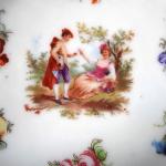 Bowl with bowls - Gallant scene Bowl with bowls - Gallant scene