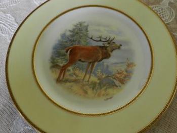 Plate - white porcelain - A. Johnssen - Thomas Germany - 1960 Plate - white porcelain - A. Johnssen - Thomas Germany - 1960