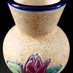 Art Nouveau vase with flowers - Amphora, Trnovany Art Nouveau vase with flowers - Amphora, Trnovany