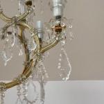 Twelve Light Chandelier - crystal, brass - 1890 Twelve Light Chandelier - crystal, brass - 1890