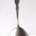 Silver bell with the emblem of the city of Barcelo Silver bell with the emblem of the city of Barcelo