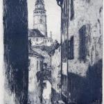 Vladislav Röhling - View of the town Cesky Krum Vladislav Röhling - View of the town Cesky Krum