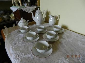 Coffee Set - white porcelain - 1930 Coffee Set - white porcelain - 1930