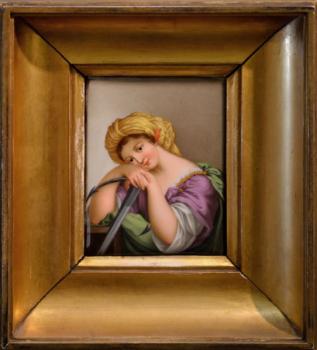 Portrait of a woman with an anchor Portrait of a woman with an anchor