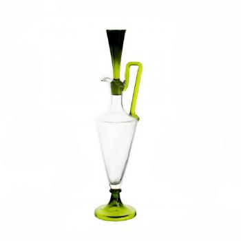 Carafe - clear glass, green glass - 1910 Carafe - clear glass, green glass - 1910