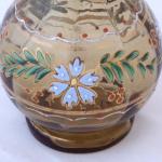 Carafe made of forest glass and coloured enamels Carafe made of forest glass and coloured enamels