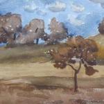 Lev Simak - Landscape with trees Lev Simak - Landscape with trees