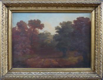 Autumnal forest path Autumnal forest path