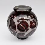 Vase - etched glass, layered glass - Krásno, Salomon Reich - 1935 Vase - etched glass, layered glass - Krásno, Salomon Reich - 1935