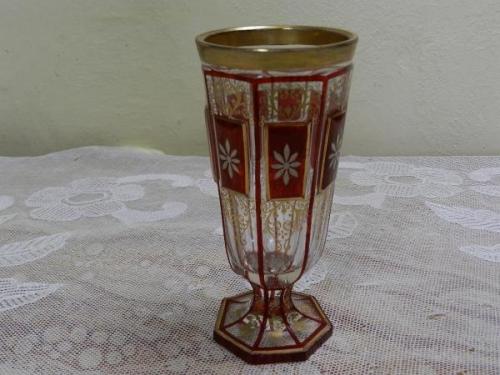 Glass - glass, ruby glass - 1875 Glass - glass, ruby glass - 1875