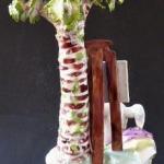 Allegory of art - painting, porcelain sculpture Allegory of art - painting, porcelain sculpture