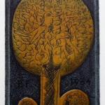 Jaroslav Horanek-PF 1977, PF 1979, Tree with birds Jaroslav Horanek-PF 1977, PF 1979, Tree with birds