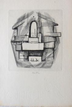 Jan Halla - Ex libris L. Hodny  Jan Halla - Ex libris L. Hodny