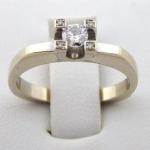 White gold ring with diamonds - 0,22 ct White gold ring with diamonds - 0,22 ct