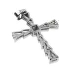 Cross Pendant - gold, brilliant cut diamond - 1980 Cross Pendant - gold, brilliant cut diamond - 1980