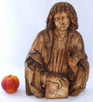 Saint John the Evangelist - patinated plaster Saint John the Evangelist - patinated plaster