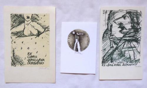 Pavel Roucka - Three ex libris Pavel Roucka - Three ex libris