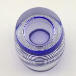 Vase, cobalt and crystal glass - glassworks Josefo Vase, cobalt and crystal glass - glassworks Josefo