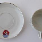 Cup and saucer - Greetings from Carlsbad Cup and saucer - Greetings from Carlsbad