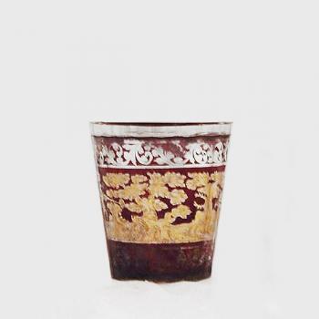 Glass Goblet - cut glass, clear glass - 1730 Glass Goblet - cut glass, clear glass - 1730