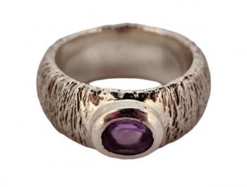 Silver Ring - silver, amethyst - 1960 Silver Ring - silver, amethyst - 1960