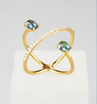 Ladies' Gold Ring - gold, diamond - NANIS - 1990 Ladies' Gold Ring - gold, diamond - NANIS - 1990