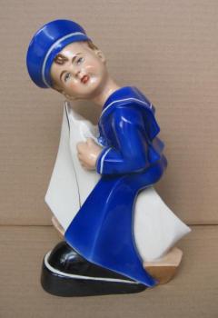 Porcelain Boy Figurine - 1948 Porcelain Boy Figurine - 1948