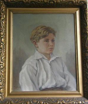 Portrait of Child - F. Kubíček - 1933 Portrait of Child - F. Kubíček - 1933