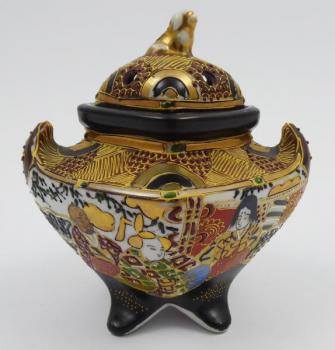 Porcelain Perfume Bottle - painted porcelain - 1965 Porcelain Perfume Bottle - painted porcelain - 1965