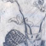 Janus Kubicek - Flowers in a glass on a bowl Janus Kubicek - Flowers in a glass on a bowl