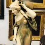 Porcelain Girl Figurine - Bernhard Bloch, Eichwald - 1900 Porcelain Girl Figurine - Bernhard Bloch, Eichwald - 1900