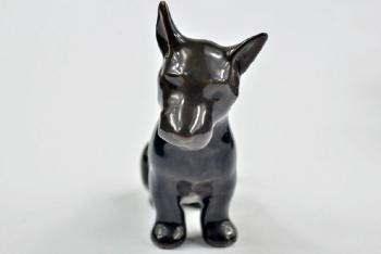 Porcelain Dog Figurine - white porcelain - Copenhagen - 1940 Porcelain Dog Figurine - white porcelain - Copenhagen - 1940
