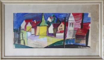 View of City - Vladimír Šavel - 1964 View of City - Vladimír Šavel - 1964