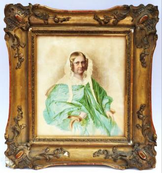 Aquarelle - L. Fischer - 1848 Aquarelle - L. Fischer - 1848