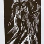 Nadezda Synecka - Three woodcuts, two color lithog Nadezda Synecka - Three woodcuts, two color lithog