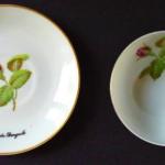 Coffee cup, with roses Du Bengale - Paris Coffee cup, with roses Du Bengale - Paris