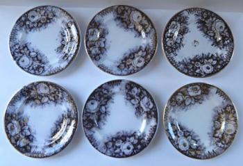 Six small plates - A. Nowotny, Altrohlau Six small plates - A. Nowotny, Altrohlau