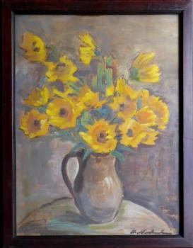 Painting - cardboard - Maryša Neubertová - 1930 Painting - cardboard - Maryša Neubertová - 1930