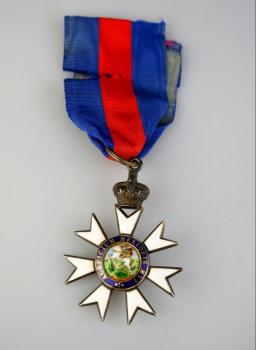 Medal - enamel, silver - 1895 Medal - enamel, silver - 1895