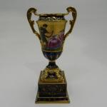 Vase from Porcelain - white porcelain, cobalt - 1880 Vase from Porcelain - white porcelain, cobalt - 1880