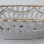 Porcelain small basket - Spa Velichovky Porcelain small basket - Spa Velichovky