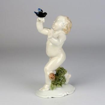 Putto with a bird, Rosenthal Putto with a bird, Rosenthal