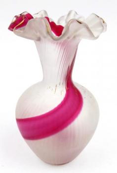 Glass Vase - colorless glass - 1985 Glass Vase - colorless glass - 1985