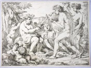 Drawing - paper - Josef Bergler - 1805 Drawing - paper - Josef Bergler - 1805