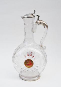 Glass Jug - glass, silver - 1720 Glass Jug - glass, silver - 1720