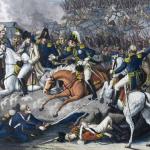 Napoleon Flucht in der Schlacht von Waterloo 1815 Napoleon Flucht in der Schlacht von Waterloo 1815